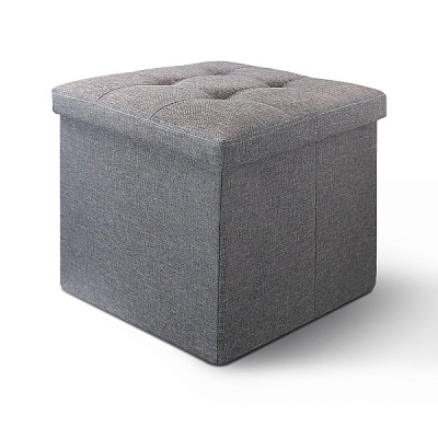 Ящик-пуф MVM TH-03 GRAY 380x380x380 мм