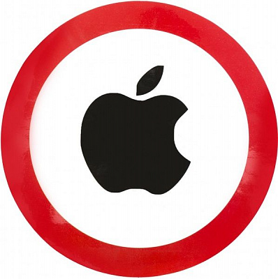 Наклейка  Apple car