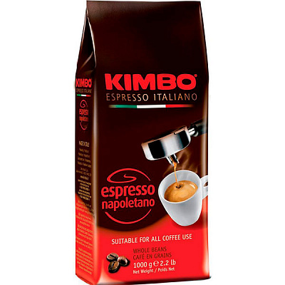 Кофе в зернах Kimbo Espresso Napoletano 1 кг 8002200101688 
