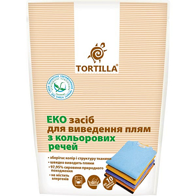 Пятновыводитель TORTILLA Эко для цветного белья 200 мл