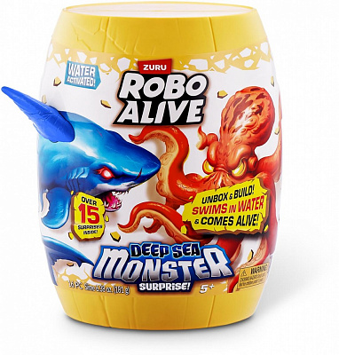 Интерактивный игровой набор Pets & Robo Alive Глубоководный сюрприз Осьминог 71155A