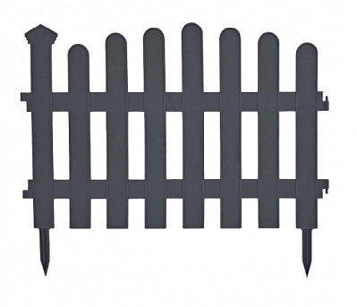 Огорожа для газону Мадера антрацит