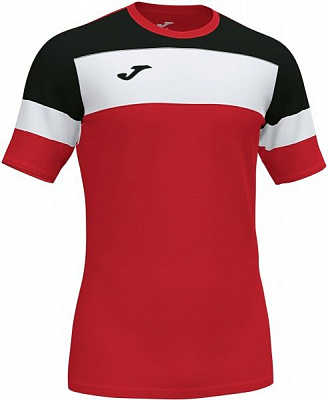 Футболка Joma CREW IV T-SHIRT RED-BLACK S/S 101534.601 XS красный
