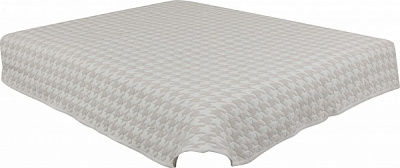 Покривало LOWLAND 469/07 235x260 см Manterol бежевий із білим