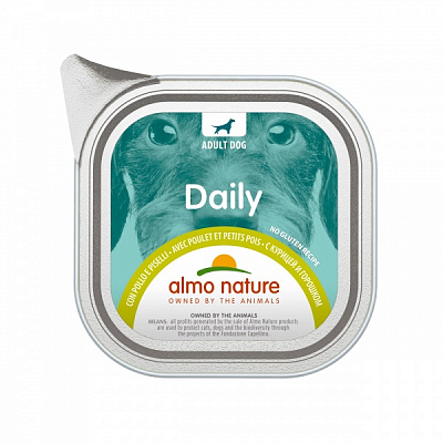 Консерва для собак для всех пород Almo Nature Daily Dog с курицей 100 г
