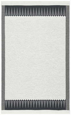 Ковер Ekohali Arya AR 22 White Black 120x180 см двусторонний 