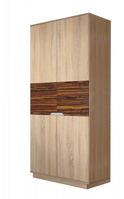 Шкаф МФ МОДЕРН Визит 900х450х2000 мм дуб сонома 