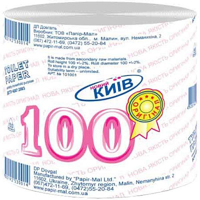 Папір туалетний Новий Київ 100