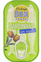 Сардини ТМ Bom Petisco Bom Petisco в оливковій олії 120 г 120 г
