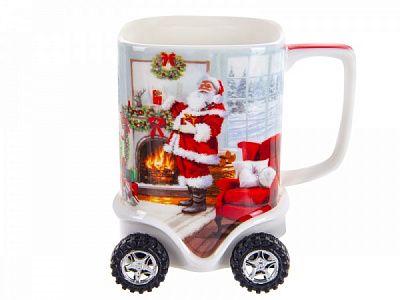 Чашка на колесах Санта 375 мл 985-138 Lefard