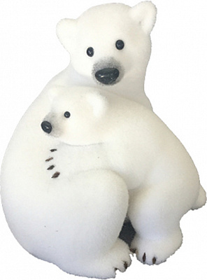 Декоративна фігура Пара ведмедиків 1177AR-W 39 см