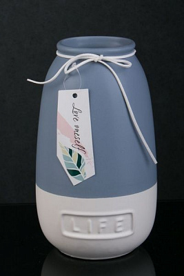 Ваза Life 13х23 см пурпурная