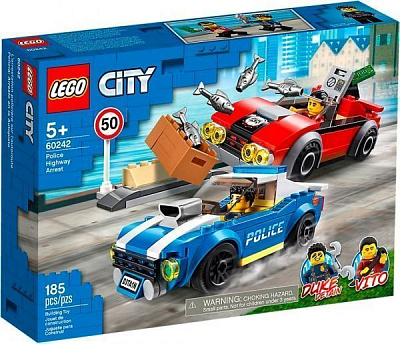 Конструктор LEGO City Полицейский арест на автостраде 60242