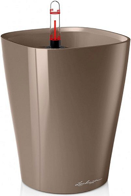 Кашпо Lechuza Deltini прямоугольный 1,2 л серо-коричневый (14904) 