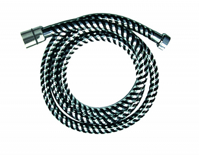 Душевой шланг Invena Bitflex черный/хром AW-30-J04