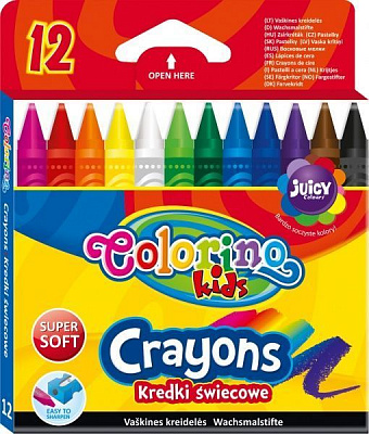 Олівці воскові 12 шт. 13314PTR/1 Colorino