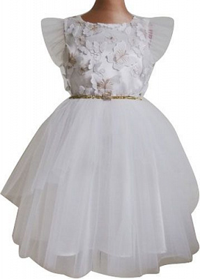 Платье Sasha р.122 белыйчерный 4414 