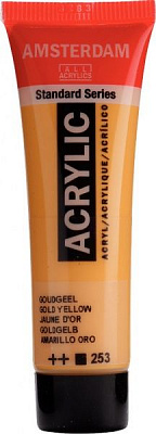 Фарба акрилова золотисто-жовтий 253 20 мл Amsterdam Standart Royal Talens