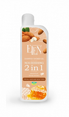 Гель-шампунь Elen cosmetics 2 в 1 питающий 250 мл