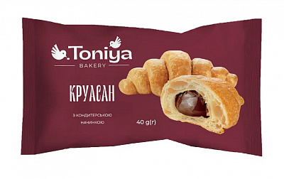 Круассан Toniya с шоколадным наполнителем 40 г