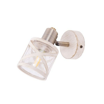 Спот Altalusse INL-6146W-01 1x40 Вт E14 антична бронза/слонова кістка