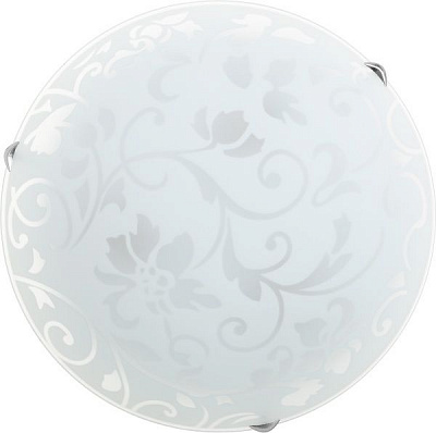 Светильник настенно-потолочный УТ Сяйво НПБ Весна 3x60 Вт E27 белый 4019 