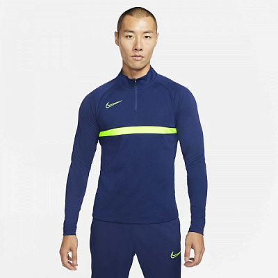 Джемпер Nike M NK DF ACD21 DRIL TOP CW6110-492 р. M синій