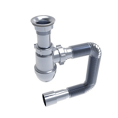 Сифон для умывальника и мойки Water House 