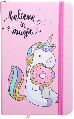 Книга для записей Unicorn with donut А6 96 листов