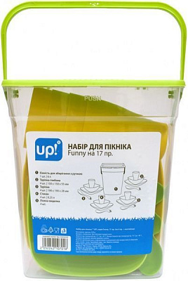 Набор для пикника Funny 17 предметов UP! (Underprice)