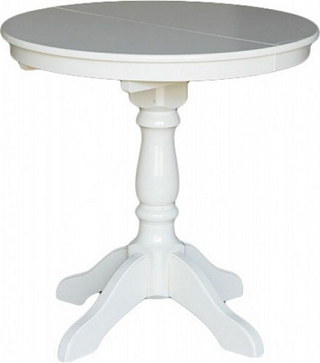 Стіл обідній Чумак-2Е 800(1100)х800х760 мм білий матовий