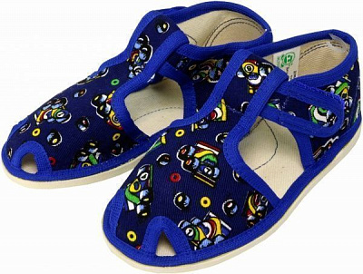 Капці для хлопчиків Экотапок Сандалик новий сині 1085 р.28