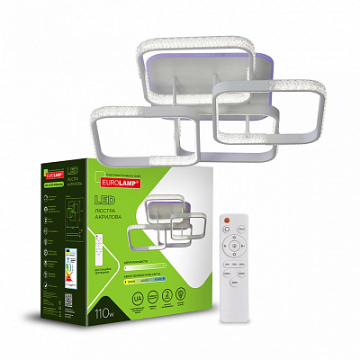 Люстра потолочная Eurolamp 110 Вт LED-модуль белый LED-LS-110-M13(white)