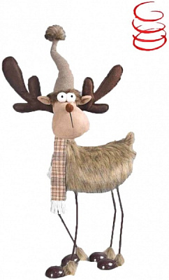 Декорація новорічна Лось, що стоїть AYL20101 57 см