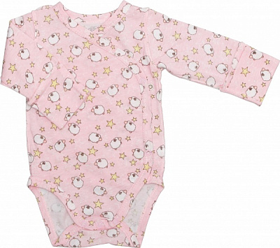 Комбинезон ясельный для девочки Фламинго р.56 розовый 146-130 