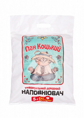 Наповнювач деревний Пан Коцький 5+1 кг