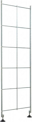 Стойка к гардеробной системе Kolchuga 980x355 мм серебряный