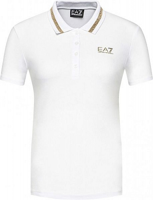 Поло EA7 POLO SHIRT 3KTF04-TJ9DZ-1100 р.XS білий