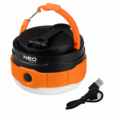 Ліхтар для кемпінгу NEO tools 500 Lm помаранчевий 99-118