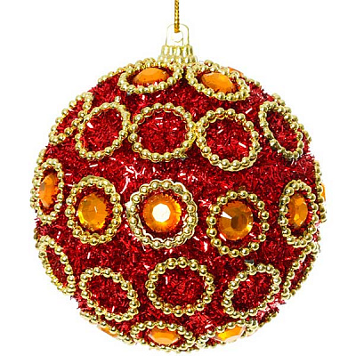 Кулька новорічна Кільця SDA93980R 80 мм