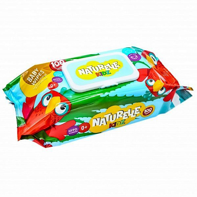 Детские влажные салфетки Naturelle Kidz алоэ 100 шт.