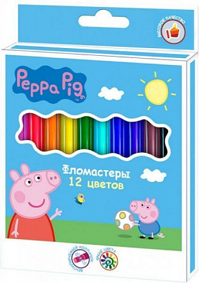 Фломастеры Peppa Pig 12 шт. Peppa Pig