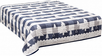 Ковдра-покривало Ялинка 150x200 см Homeline синій