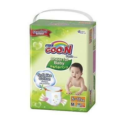 Подгузники-трусики Cheerful Baby М 6-11 кг 58 шт.