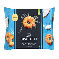 Печенье Biscotti здобное песочно-отрадное с кокосом Cookies time 170 г 