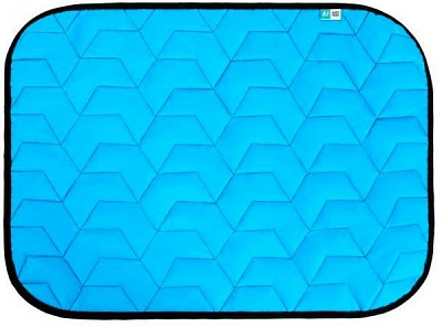 Подстилка Airy Vest для собак L 100х70 см голубо-черная