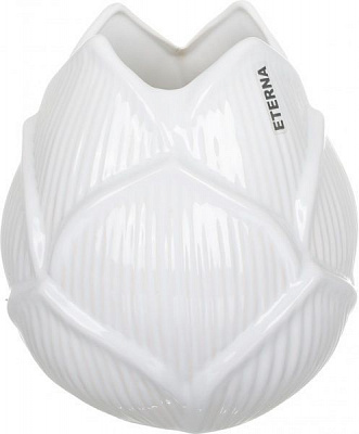 Ваза Флора бутон 3002 19,5 см білий Eterna