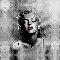 Репродукция Remembering Marilyn Friday13 50x50 см RozenfeldArt 