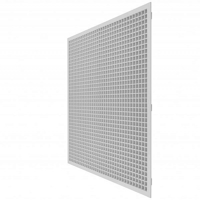 Решетка для вентиляции MiniMax без п/к 600 х 600 мм (полистирол УПМ) 1247АР пластик белый 