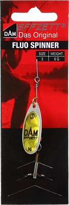 Блешня DAM Effzett Fluo 6 г gold prisma